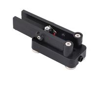 YWBL-WH Double Paddle Telegraph Key with Magnetic Base and 3.5mm Cable for Ham Radio Morse Code Practice, Portable CW Keyer ABS Housing