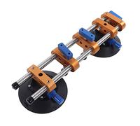 YWBL-WH Dual 6in Suction Cup Setter, Seamless Vacuum Seam Joiner Leveller for Marble, Glass, Plastic and More