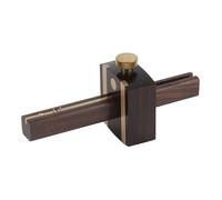 YWBL-WH Ebony Wood Marking, Brass Backer and Guide Ruler, High Carbon Steel Scribing Needle, Adjustable 3 Needle Structure for Single and Double Lines, with Rotating Handle for