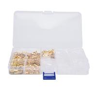 YWBL-WH Electric Cable Clamps Sortment Kit Cluer -Plug Connections Male Manga -Set Sufficient, Wide Applications, Simple Operation of Excellent Metal Material Protective Manner Contain