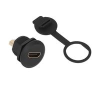 YWBL-WH EP Panel Mount Coupler, Thermoplastic Connector, Ergonomic Design, Rated Voltage 1.5-30VAC, Ideal for Industrial and Outdoor Applications