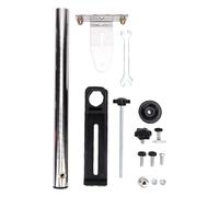 YWBL-WH Fine Tuning Level Bracket, 360 Degree Rotating Base with 6mm 15mm Male Thread, Adjustable Height 1 20cm for Wall Mount Level Measuring Instruments