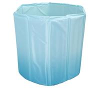 YWBL-WH Foldable Ice Bath Tub PVC Ice Hot, Adults, Athletes Home Portable Cold Plunge Tub, Easily Set Up, Store, Foldable Bath Tub (80cm)
