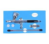 YWBL-WH G1/8 Airbrush Set Paint Art Tool 0.2mm 0.3mm 0.5mm Caliber Trigger Air Spray for Home Decoration Model Printing (Black)