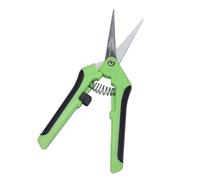 YWBL-WH Garden Shears, Stainless Steel Pruning Shears 6.5in with ABS Handle, Ergonomic Handheld Garden Scissors for Flowers Herbs Small Branches, Easy Trim for Home Gardeners (Green)