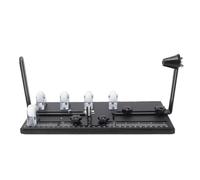 YWBL-WH Glass Bottle Cutter, Adjustable Design with 5 Support Wheels for Stability, 2 Hard Alloy Blades for Accurate Cutting, with Adjustable Position Blocks, for Plant Stands Candle (Black)