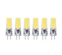 YWBL-WH GY6.35 LED Bulb, 6PCS 5W COB Light Bulb Warm White 500lm 360° Beam Angle for Ceiling Lamp Living Room GY6.35 Socket (Cool White)