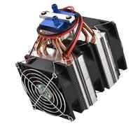YWBL-WH Halfcover Cooling Fish Tank Cooler High-performance Stable Cooling Water Machine for Aquarium with 6-PCS Heat Sipation Copper Pipe for 40 Liters of Aquarium, Metal Material (180W)