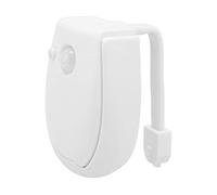 YWBL-WH Hanging Toilet Night Light, 3 Lighting Modes Toilet Light with Motion Detection Sensor RGB LED Bathroom Toilet Bowl Light Hanging, Outdoor Lighting
