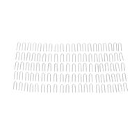 YWBL-WH High Temperature Nichrome Jump Rings, U Hanger Hooks for Ceramic Jewelry Making, 100 Pcs Durable Nichrome Wire Pendant Hooks, Mini U for High Heat Applications