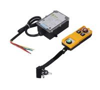 YWBL-WH Industrial Wireless Remote Control, ABS Wireless Crane Remote Control, 800MHz RF 100m Range, Shockproof with Emergency Stop, for Overhead Cranes Hoists CNC Machinery