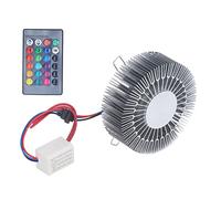 YWBL-WH LED Recessed Ceiling Light Colorful Sun Flower Wall Lamp Aluminum with Remote Control for Bedroom KTV Karaoke Bar Restaurant 85-277V