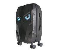 YWBL-WH LED Suitcase, Customizable 48x48 Full Color Screen Travel Luggage with USB Powered Display for LOY Eyes APP, Impact Proof PC Hard Carry On Bag with 360 Degree Wheels