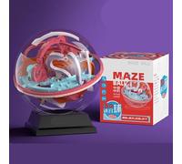 YWBL-WH Maze Ball, Interactive Puzzle Toy for Kids, Safe Plastic, Boosts Concentration and Resilience, 3D Gravity Game for Ages 5 and Up
