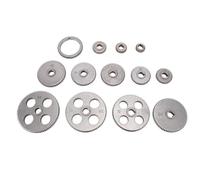 YWBL-WH Mini Lathe Gears Set HSS High Speed Steel Complete Replacement Gear Kit for MX 210 WM 210 8x16 220x400 220x600 220x750 Lathe Model with 12mm Bore Cut Machine Tool Gears