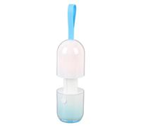 YWBL-WH Mini Light Torch Rechargeable Camping Lamp Flashlight, ABS Shockproof Telescopic Lantern with 6 Modes for Hiking Emergency Travel Outdoor Activities