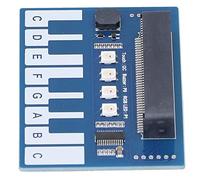 YWBL-WH Mini Piano Module Board, Interactive Touch Music Expansion with 13 Keys 4 RGB LEDs Buzzer I2C Interface for Coding Classroom PCB 85 x 56 mm 1 Pack