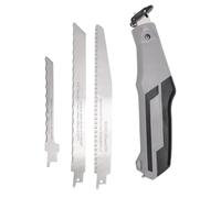 YWBL-WH Mini Reciprocating Saw Set, Self Locking Non Slip Handle, 3 Blades Kit, for Woodworking Projects, with Stainless Steel Material