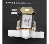 YWBL-WH N/C Water Inlet Valve, DC12V OD12mm Plastic Electromagnetic Valve Normally Closed Water Inlet Switch, Solenoid, Compact and Practical Design for Easy Installation,