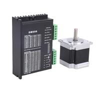 YWBL-WH Nema23 Stepper Motor Driver Kit, DM556 High Resolution 2 Phase Motor Driver with Anti Resonance Design for CNC 3D Printer Engraving Machine, 126N.cm Holding Torsion 2.8A Current