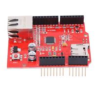 YWBL-WH Network Expansion Board Module W5500, Synthetic Cardboard with Web Server Functionality, 5V Input, Ideal for Enthusiasts and Development Boards