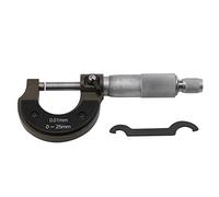 YWBL-WH Outside Micrometer Alloy Thickness Micrometer 0-25mm 0.01mm Measuring Range Lightweight External Measuring Tool for Mechanics Technicians Woodworkers