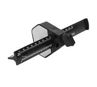 YWBL-WH Parallel Marking Gauge, Precision Wheel Scribe Tool with Micro Adjustment and Clear Scale Layout Marking Depth Measuring for Woodworking Carpentry Metalworking Steel 0 to 150mm 1Pc