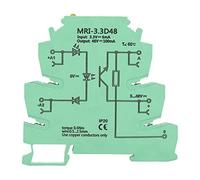 YWBL-WH Photoelectrical Coupling Relay PLC Relay Module 3 to 48VDC DIN Mount Optocoupler Isolating Ultra Thin for Industrial Automation