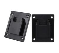 YWBL-WH Power Tool Machine Stand ABS Material Heavy Duty Base Plate with Secure Lock for M18 Electric Drill Users (Black)