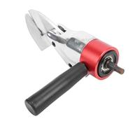 YWBL-WH Professional Metal Shear Drill Attachment, Sheet Metal Cutter with 360 Degree Pivoting Handle for Iron Steel Aluminum Wall Panels Corrugated Roofing