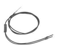 YWBL-WH Reflective Fiber Optic Sensor ABS Metal Optical Fiber Sensor 0 to 46mm Detection Range 1m Cable 2mm Probe for Industrial Equipment Position Sensing and Object Detection