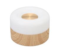 YWBL-WH RGB Night Lamp Touch Control Cordless Portable Night Light with Remote for Bedroom Nursery, ABS LED Light with Sleep Timer and 15H Battery Life for Kids Adults