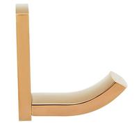 YWBL-WH Rose Gold Clothes Hook, Brass Coat Rack with Concealed Screws, Stylish Wall Hook for Bathroom Kitchen Bedroom
