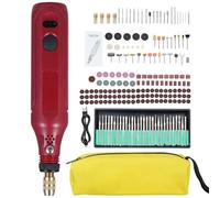 YWBL-WH Rotation Tool Cordless, Rechargeable 3.7V Battery, 36 Accessories, 3 Speed Levels, 5000-10000-15000RPM, for Polishing, Cleaning, Engraving, Grinding, Craft (197Pcs)