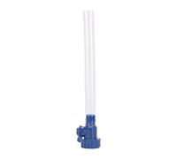 YWBL-WH RV Water Tanks Filler Adapter with Shutoff Valve 5/8 Inch Tube for Standard 3/4-11.5NH Thread Hose Gravity Water Filling System