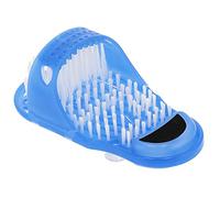 YWBL-WH Shower Foot Scrubber Foot Cleaning Massager Exfoliating Slipper 1000 + Bristleing with Suction Cups for Careing Bathroom