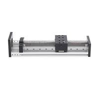 YWBL-WH Slide Linear Stage 2-Axis Manual Sliding Table, 200mm Stroke | Black Anodized Aluminum Construction, CNC Fine Finished, 57 Series Stepper Motor Compatible, Positioning Drilling