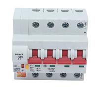 YWBL-WH Smart 4P Circuit Breaker Lock 100A Remote Control Switch for Home Safety, PA66-DSM Mystical/Fantasy Retardant Cover, 4 Pole AC 400V for Outdoor Lighting and House Power Supply (32A)