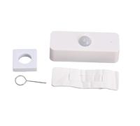 YWBL-WH Smart Motion Sensor Compatible Wireless APP Remote Control Home Security System Motion Detector for Smart Lights and Home Automation ABS White 6m Range