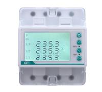 YWBL-WH Smart Power Meter 3 Phase 4 Wire Energy Meter with LCD Display Remote Control Multi Protection for DIN Rail Mount