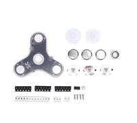 YWBL-WH Soldering Practice Kit, 3 Leaves LED Rotating Gyroscope Electronics Project with Multiple Patterns Switchable Buttons, for Kids Adults Welding Skills Training