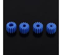 YWBL-WH Spindle Gear, 26pcs Plastic Gear Set for Model Making, Replacement Parts for Cars Robots with Multiple Sizes and Sleeves
