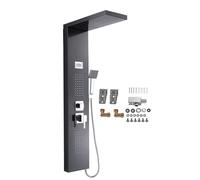 YWBL-WH Stainless Steel Shower Panel Multi Function Shower Column Tower Bathing System with LCD Displayfor Home Hotel Washing