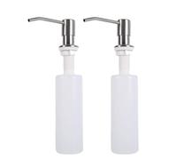 YWBL-WH Stainless Steel Sink, Built in Kitchen Sink with 300ml Refillable Bottle for Countertop, Compatible with 25mm to 36mm Hole