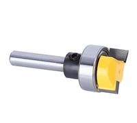 YWBL-WH Straight Router Bit, 6x3/4x8 Cemented Carbide Bearing | Cemented Carbide, Double Blade Cutting, Woodworking Cutter, Bearing-guided, 8 Mm Blade, T-milling Cutter