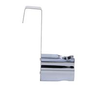 YWBL-WH Sturdy Stainless Steel ABS Toilet Bidet Sprayer Holder, Exquisite Workmanship, Easy Installation, Modern Fashion Design, Suitable for Most Toilets, Eco-Friendly, Save Money, (Special Socket)