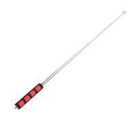 YWBL-WH Telescopic Tile Hollow Checker Drum Hammer with Stainless Steel Sound Detection Tool, Sponge Handle, Rope for House Decoration (115cm)