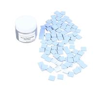 YWBL-WH Thermal Conductive Pad, 100pcs Thermal Conductive Pad Silicone Film for IC Chipset LED IC SMD DIP Neat Installation Maximum Heat, Computer Heatsinks