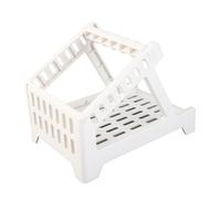 YWBL-WH Thermal Label Holder, 2-in-1 Roll & Fanfold Label Dispenser for | Thickened Plastic Stand Reduces Jams, Fits 7.8x5.3x6.1 Inch Space, Suits Warehouse Pharmacy Home Office Use