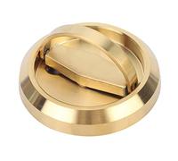 YWBL-WH Thickened Baffle, Multi-Layer Plating, Stainless Steel Door Lock Cabinet with Handle Pull, Drawer Closet Door for, and -Proof (Gold)